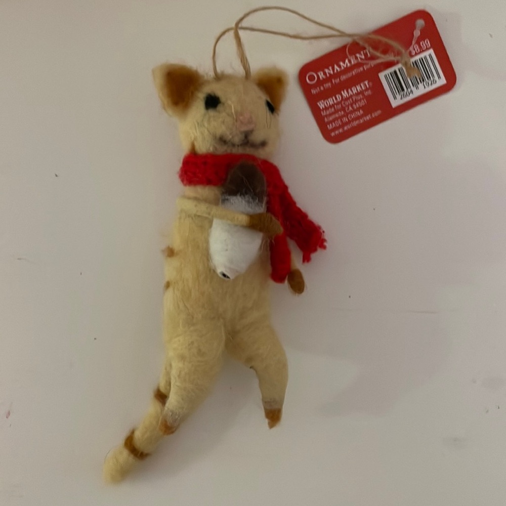 Brand new cat ornament